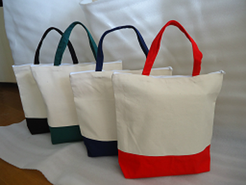 canvas bas with zipper canvas bas with zipper
