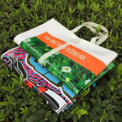 पीपी बुना Foldable समुद्र तट चटाई