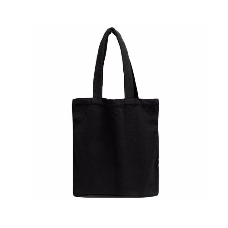Black Cotton Tote Bag