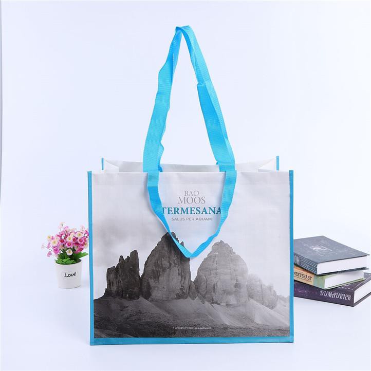 Bopp Laminated Pp Woven Tote Bag