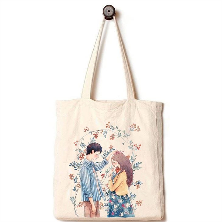 Natural Canvas Gift Bag