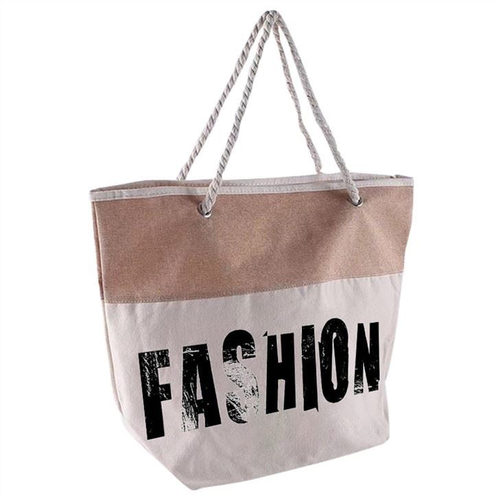 Natural Cotton Shopper Tote
