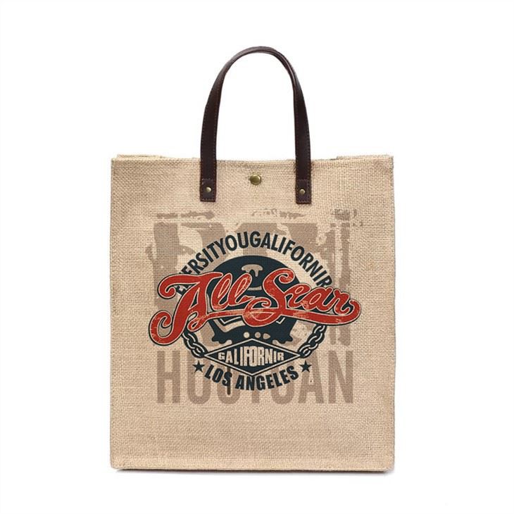 Stylish Natural Jute Grocery Bag