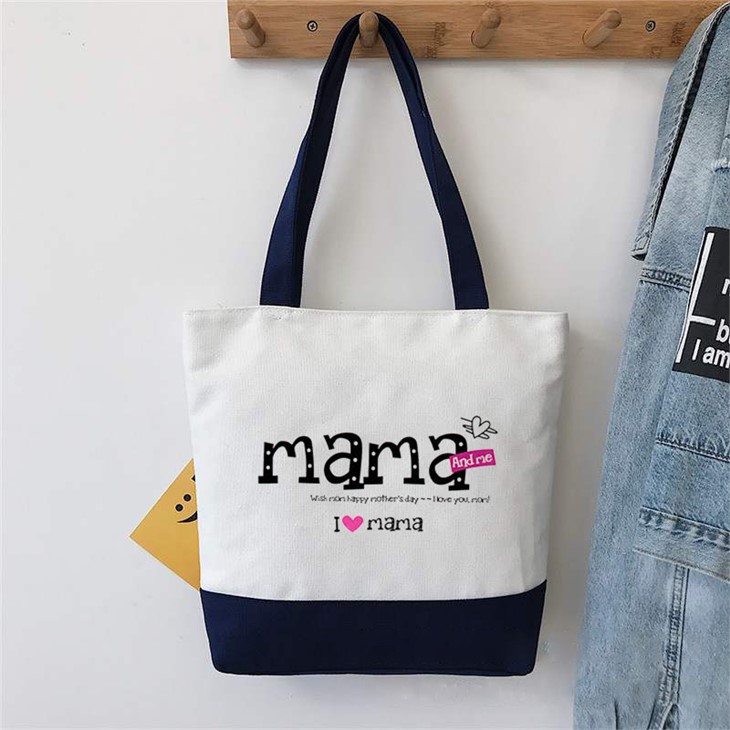 Woman Cotton Tote Handbag